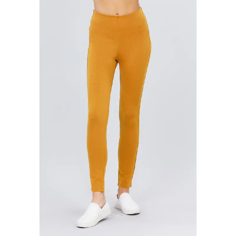 Waist Elastic Band Ponte Pants