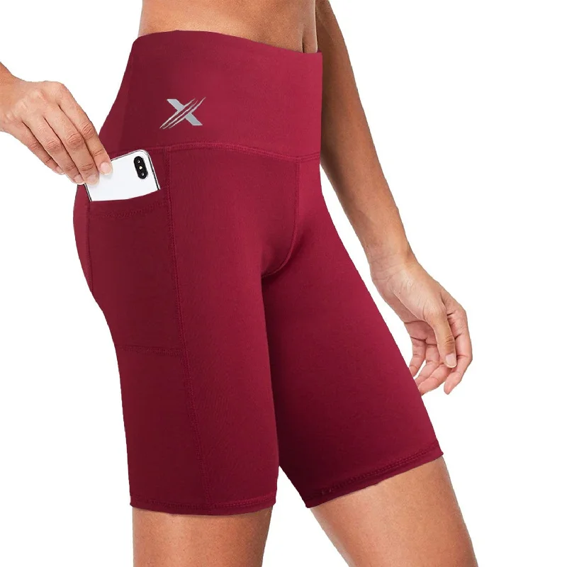 Wine Red Shorts