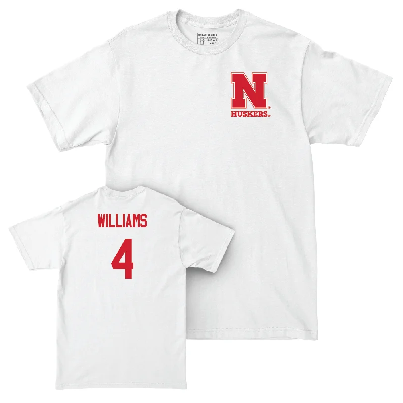 Women's Basketball White Comfort Colors Tee  - Kennadi Williams