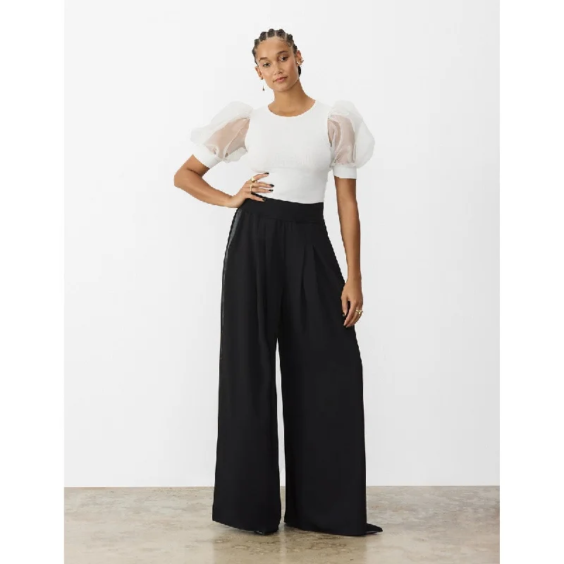 Gstq Pleated Wide Leg Tux Pant