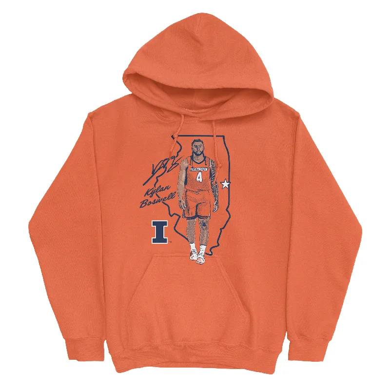 EXCLUSIVE RELEASE: Kylan Boswell Collection Orange Hoodie