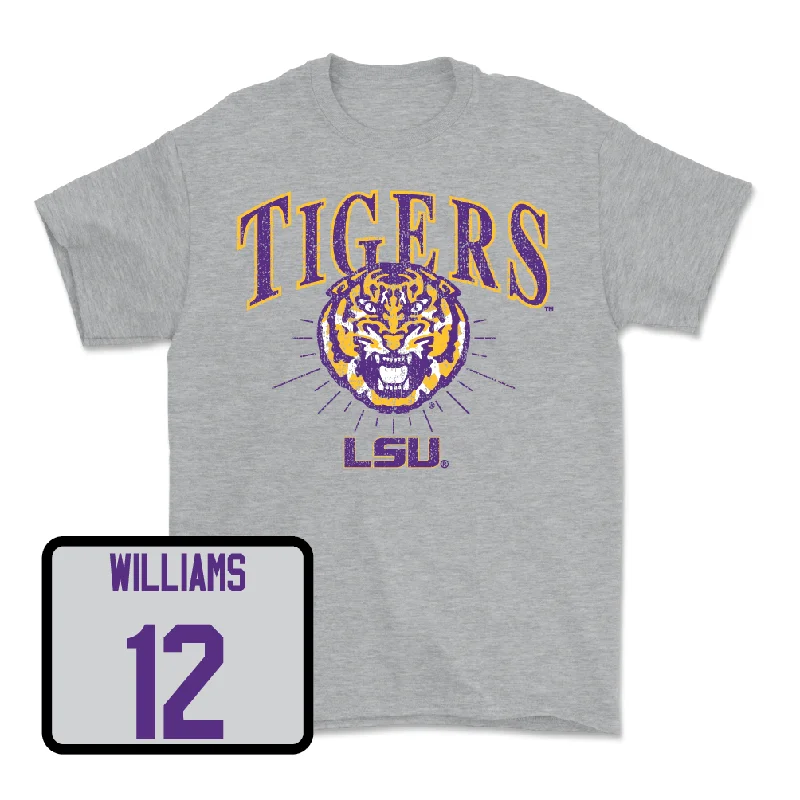 Women's Basketball Sport Grey Tigers Tee - Mikaylah Williams