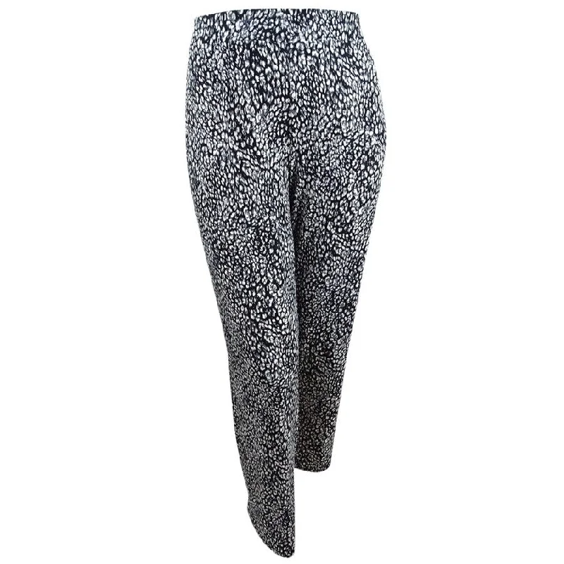 Vince Camuto Women's Iced Leopard Pull On Pants