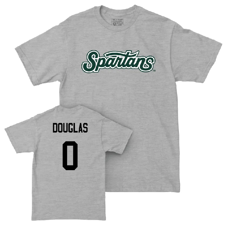 Sport Grey Women's Basketball Script Tee  - Sinai Douglas