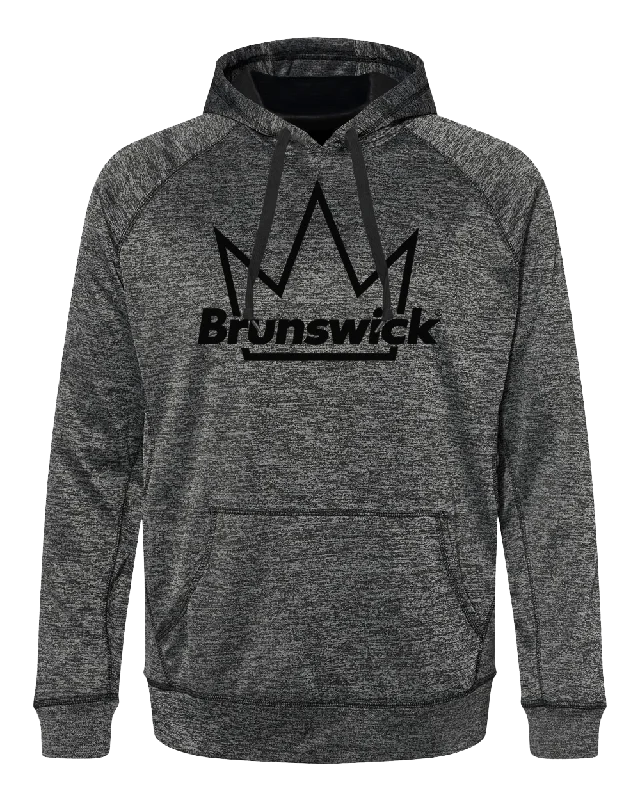 Brunswick Crown Black Performance Hoodie