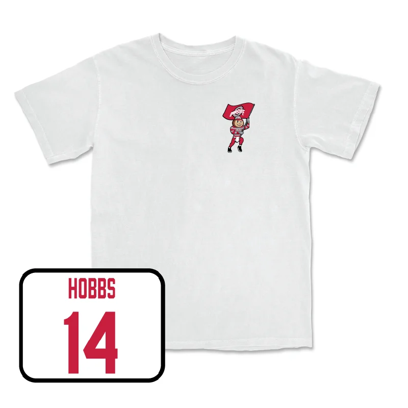 Women's Basketball White Brutus Comfort Colors Tee  - Ella Hobbs