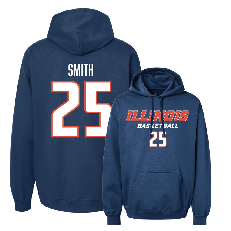 Navy Illinois Classic Hoodie  - Hayven Smith