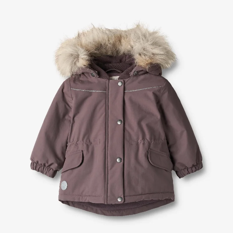 Jacket Mathilde Tech | Baby - plum