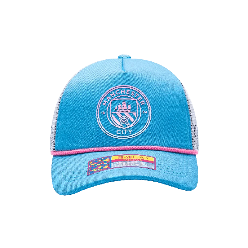 Fan Ink Manchester City Serve Trucker Snapback Hat