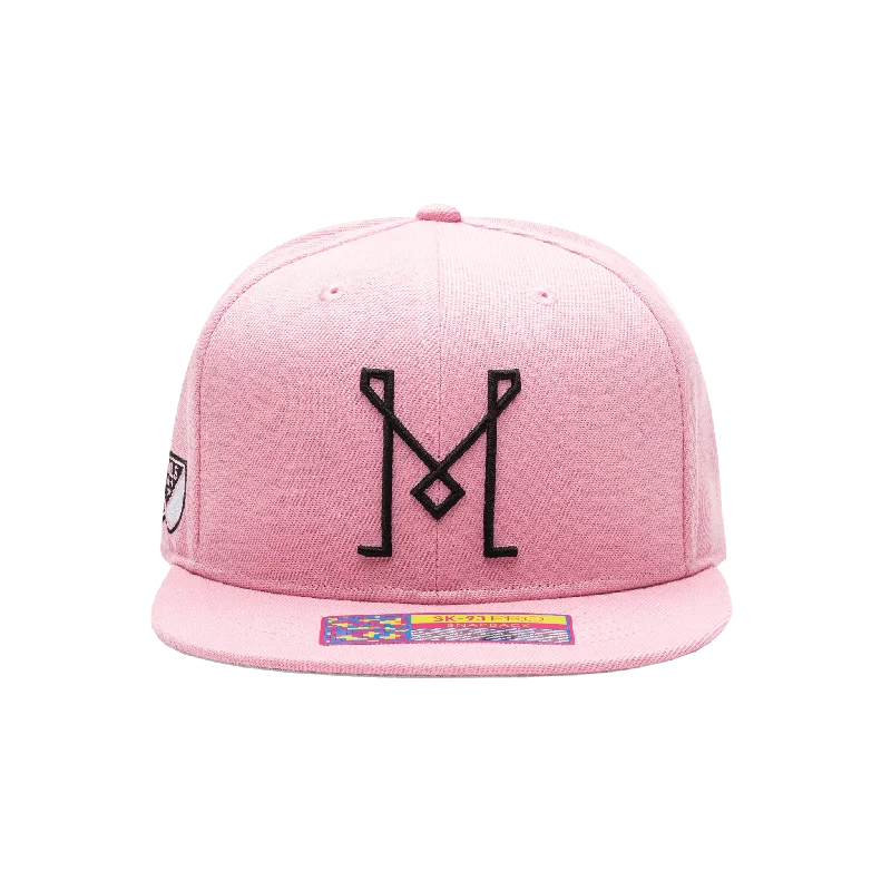 Fan Ink Inter Miami Dawn Snapback Hat