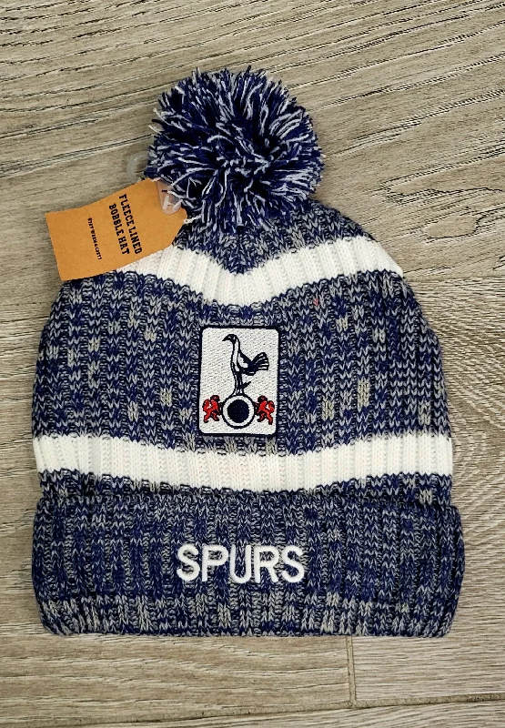 Spurs FC Fleece Lined Bobble Hat