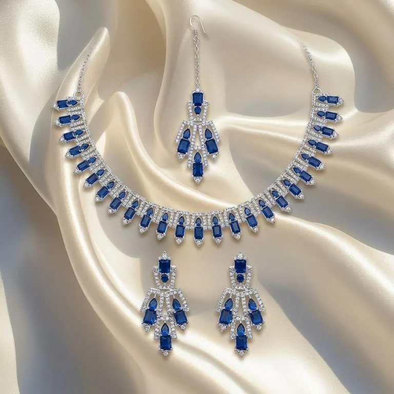 Royal Sapphire Necklace Set Royal Sapphire Necklace Set