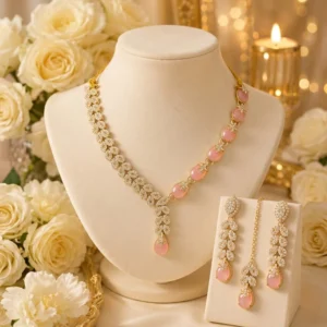 Peach Blossom Necklace Set