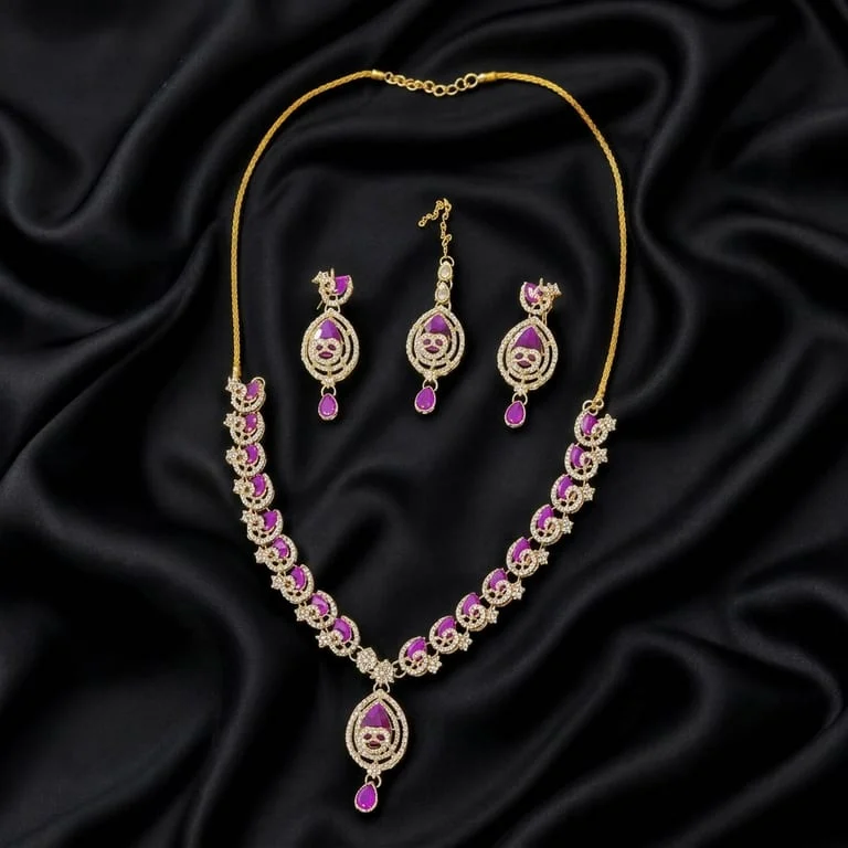 Magenta Majesty Necklace Set Magenta Majesty Necklace Set