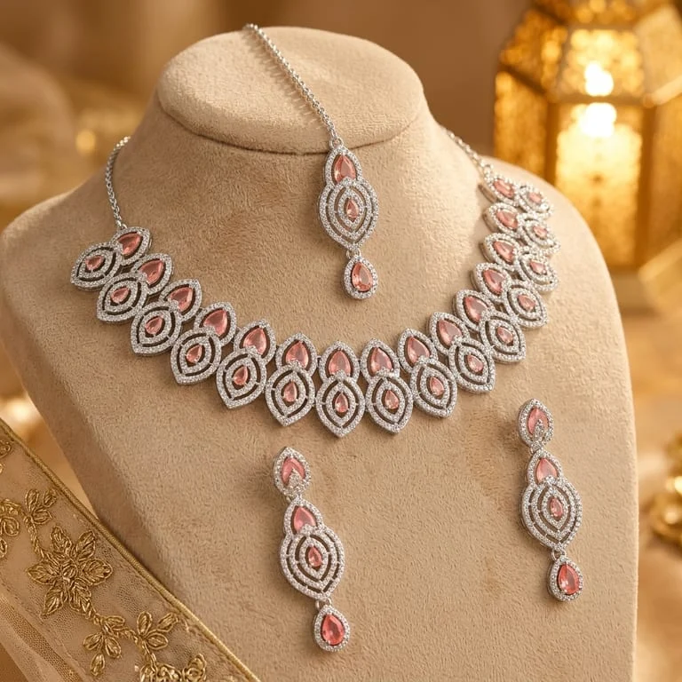 Blush Elegance Necklace Set Blush Elegance Necklace Set